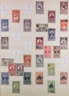 1896 - 1973 COLLECTION Of Used Stamps In Stockbook, 1902 Violet Handstamped Vals To 2g, 1903 Handstamped Vals To 16g, 19 - Ethiopie