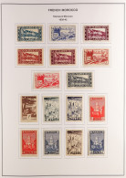 MOROCCO 1891 - 1955 MINT COLLECTION On Album Pages, 1902-10 Surcharges To 1p & 2p, 1911-17 Surcharges To 1p, 1918-25 TAN - Sonstige & Ohne Zuordnung