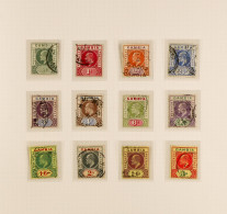 1869-1922 USED COLLECTION In Hingeless Mounts On Pages, Includes 1869-72 6d (x2), 1874 4d (x2) & 6d (x2), 1880-81 Wmk Up - Gambie (...-1964)