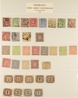 NORTH GERMAN FEDERATION 1868 - 1869 COLLECTION Of Mint & Used Stamps, Chiefly Very Fine. Stc â‚¬1400+ (35 Stamps) - Other & Unclassified