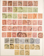 NORTH GERMAN CONFEDERATION 1868 - 1869 USED COLLECTION Of Northern And Southern District Stamps On Album (180+ Stamps) - Other & Unclassified