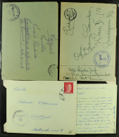 FELDPOST MAIL FROM OCCUPIED POLAND 1939-1944 Collection Of Mostly Stampless Covers And Cards, Bearing Various Town Cds's - Sonstige & Ohne Zuordnung