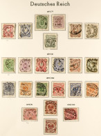 1872-1935 FINE USED COLLECTION In Hingeless Mounts On Pages, Includes 1920-21 Opts Set, 1922-23 Air Set, 1923 Relief Fun - Other & Unclassified