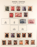 DANZIG - 1920 - 1937 USED COLLECTION On Schaubek Danzig Album Pages (170+ Stamps) - Sonstige & Ohne Zuordnung
