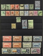 1886 - 1935 USED COLLECTION On Protective Pages, Much Here. Stc Â£700+ (70+ Stamps) - Gibraltar