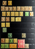 1861 - 1880 MINT HERMES HEADS COLLECTION. Of 49 Stamps Chiefly With 4 Margins & Fresh Appearance,. Includes 1861 Paris P - Autres & Non Classés