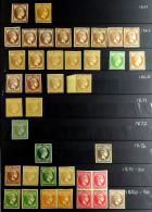 1861 - 1880 MINT HERMES HEADS COLLECTION. Of 49 Stamps Chiefly With 4 Margins & Fresh Appearance,. Includes 1861 Paris P - Other & Unclassified