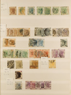 1862-1970's INTERESTING USED ACCUMULATION In Stockbook, Includes Extensive QV Issues With Shades & Postmark Interest, KE - Andere & Zonder Classificatie