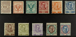 1901 Definitives Complete Set (Sass. S.10a, SG 62/72), Good To Fine Mint, A Few Values Never Hinged. Cat â‚¬3250 (11 Sta - Ohne Zuordnung