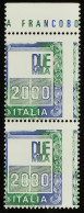 1978-87 2000L High Value Pair, Each With MISSING HEAD Variety, Bolaffi 1539B, Never Hinged Mint. Chiavarello Photo Certi - Unclassified