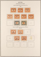 ERITREA POSTAGE DUE 1903-1934 Mint Collection On Pages, 1903 (overprint At Top) Set To 60c Plus 2L And 5L, 1920-22 (over - Sonstige & Ohne Zuordnung