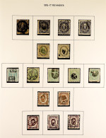 1876 - 1919 USED COLLECTION On Pages, Note 1876-1892 'Kobans' To 1y With Various Perfs Etc, 1894 Wedding Sets (3), 1896  - Sonstige & Ohne Zuordnung