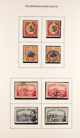 1915 - 1942 USED COLLECTION On Pages, Note 1915 Coronation Sets (2), 1919 Peace Set, 1922 Mt Fuji Set, 1923 Visit Set, 1 - Sonstige & Ohne Zuordnung