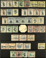 1894 - 1902 USED STAMPS WITH CDS CANCELS. 39 Stamps With Attractive Cds Cancellations (not The Barred Remaindered Cancel - Noord Borneo (...-1963)
