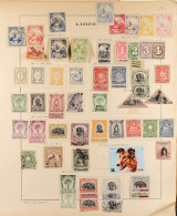 1860's - 1970's COLLECTION Of Mint And Used Stamps On Album Pages, Note 1860-1880 'Liberia' Ranges To 24c, 1885 Numerals - Liberia