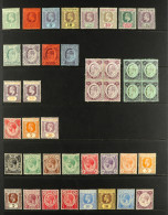 1902-1941 MINT COLLECTION On Stock Pages, Includes 1902-03 To $2, 1903-04 Set, 1906-12 30c (x2), 1921-33 Set, Plus 25c D - Straits Settlements