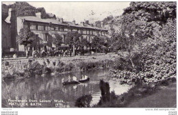 ANGLETERRE MATLOCK BATH PROMENADE FROM LOVERS' WALK - Derbyshire