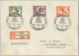 59953 - GERMANY - POSTAL HISTORY - REGISTERED COVER: OLYMPIC GAMES 1936 - Ete 1936: Berlin