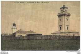 09paE  76 LE HAVRE POINTE DE LA HEVE LE PHARE CPA PAPIER TOILE - Cap De La Hève