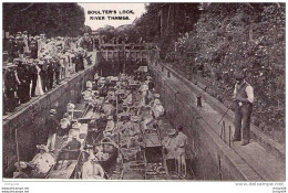 <  ANGLETERRE BOULTER'S LOCK RIVER THAMES ECLUSE TRES ANIMEE - Sonstige & Ohne Zuordnung