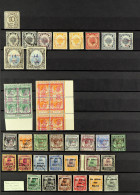1942 - 1945 COLLECTION Of Around 175 Mint & Used Stamps On Protective Pages, Note Many Scarce And Unusual Items, Higher  - Andere & Zonder Classificatie