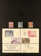 USED AT RODRIGUES ISLANDS. Mauritius 1883-94 4c Carmine SG 105, 8c Blue SG 106, 16c Chestnut SG 109 Each Cancelled 'B65' - Mauritius (...-1967)