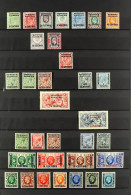 SPANISH CURRENCY 1907 - 1956 MINT COLLECTION Of 65 Stamps On A Single Stock Book Page, Note 1907-12 To 1p On 10d, 1914-2 - Other & Unclassified