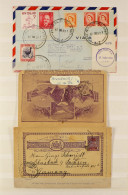 1873 - 2000 STAMPS, COVERS Assortment Of Stamps, Covers, Postcards, Air Mails And Some Litrature (approx 130 Stamps, 9 M - Other & Unclassified