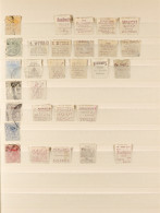 1891 - 1895 STAMPS WITH ADVERT UNDERPRINTS. Large Collection Of The Perf 10 Sideface Stamps With So-called 'Adsons' On R - Other & Unclassified