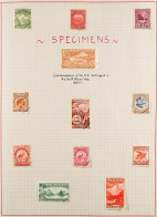 1898 - 1907 PICTORIALS SPECIALISED COLLECTION Of Mint & Used Stamps Includes A Rare Set Of 23 Values & Colours Each With - Sonstige & Ohne Zuordnung