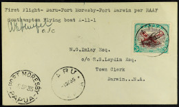 1935 (1st September) Daru - Port Moresby - Daru Cover Signed By The Pilot A. Hempel, Tiny Tear. Eustis P90a, $600. - Papoea-Nieuw-Guinea