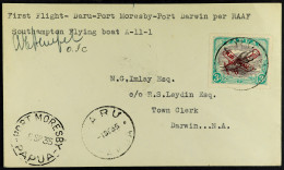 1935 (1st September) Daru - Port Moresby - Daru Cover Signed By The Pilot A. Hempel, Tiny Tear. Eustis P90a, $600. - Papua New Guinea