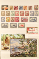 1897 - 1987 STAMPS, COVERS On Stock Pages Includes German New Guinea 1897-99 Range To 50pf And 1901 To 1919 Yachts Types - Papoea-Nieuw-Guinea