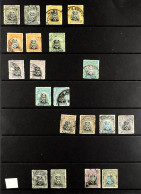 1913 - 1924 'ADMIRALS' COLLECTION Of Used Stamps On Protective Pages Note 1913-19 Single Plate Perf 14 Vals To 2Â½d, Per - Other & Unclassified