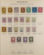 1869 - 1948 COLLECTION Of Mint & Used Stamps On Album Pages, Includes Many Complete Sets (100+ Stamps) - Sarawak (...-1963)