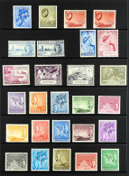 1937 - 1952 MINT COLLECTION On A Pair Of Protective Pages, Virtually Complete For Basic Issues With All Omnibus Sets, 19 - Seychellen (...-1976)