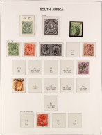 1912 - 2009 COLLECTION Of Mint & Used Stamps & Miniature Sheets In 3 Hingeless 'Davo' South Africa Albums (with Slipcase - Non Classés