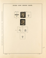 1850 - 1960 COLLECTION Of Mint & Used Stamps In A Schaubek Spain Album, Much 19th Century, 1901-05 Definitives To 4p, 19 - Sonstige & Ohne Zuordnung