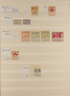 1936 - 1939 CIVIL WAR COLLECTION Of Mint Stamps In Stock Book, Note Alicante, Baleares, Barcelona (with Miniature Sheets - Sonstige & Ohne Zuordnung