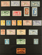 1924 - 1930 NEVER HINGED MINT COLLECTION Of Regular & Air Post Issues, On Protective Pages. Note 1924 'Syria' Opt'd To 2 - Syrië