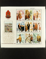 1981 - 2001 COLLECTION Of Chiefly Never Hinged Mint Stamps, In 2 Albums, One Album Of Entirely Miniature Sheets And Shee - Thaïlande