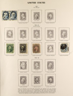 1851-1978 COLLECTION In Two Albums - One With Used Stamps Incl 1861-66 To 24c, 1869 To 12c, 1870-1879 To 90c, 1898 Trans - Other & Unclassified