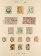 REVENUES, CINDERELLA, POSTAL STATIONERY ETC 19th Century To 1950's Mostly Used Collection In Album, Includes Various Rev - Other & Unclassified