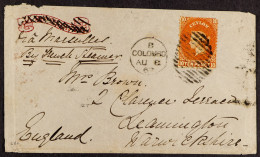 STAMP - 1867 (8th Aug) Envelope (pre-directed â€˜VIA SOUTHAMPTONâ€™ But This Erased And M/s â€˜Marseillesâ€™ Added) With - ...-1840 Precursori