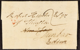 STAMP - 1784 (26 Jly) EL With A Superb Strike Of The Peter Williamson 'E. PENNY POST / NOT PAID' Hand Stamp.Â A Very Cle - ...-1840 Precursori