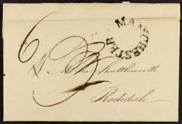 STAMP - 1797 (Apr) EL With Very Fine Undated 'MANCHESTER' Undated Unframed Circular - ...-1840 Vorläufer