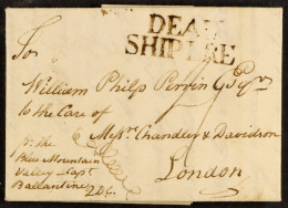 STAMP - DEAL SHIP LETTER 1775 (June) Entire Letter From The Blue Mountain Estate In Jamaica To London, 'pr. The Blue Mou - ...-1840 Vorläufer