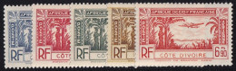 Côte D'Ivoire Poste Aérienne N°1/5 - Neuf ** Sans Charnière - TB - Unused Stamps