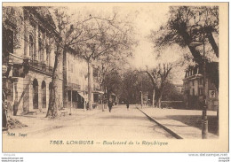 17Lu   83 LORGUES BOULEVARD DE LA REPUBLIQUE (VUE PAS COURANTE) - Lorgues