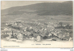 110or   SUISSE VALLORBE VUE GENERALE (DOS NON DIVISE) - Orbe